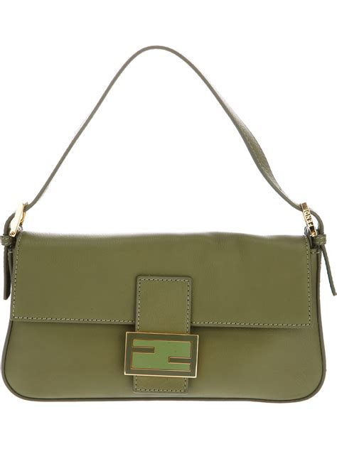 fendi green shoulder bag|fendi detachable shoulder handbags.